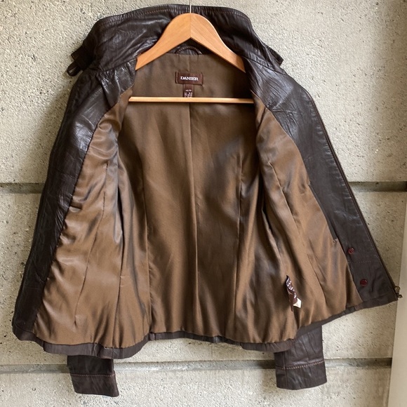 Danier Leather Coffee Brown Jacket - Picture 5 of 8